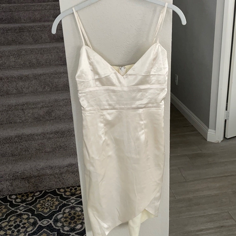 Cream Silk Meshki Dress